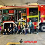 Besuch des Familientreff Oberteuringen bei der Feuerwehr Oberteuringen