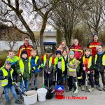 Dorfputzede mit den Jüngsten