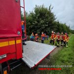 Heute kam die Jugendfeuerwehr Oberteuringen im Kreiszeltlager Wintersulgen an.